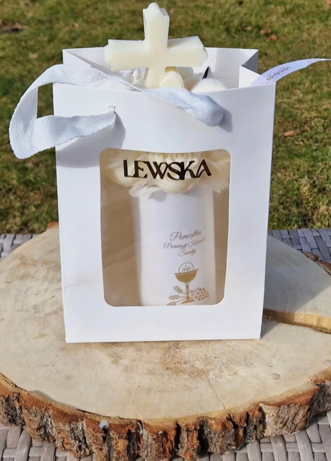 Flowerbox S Komunia Święta Aniołek