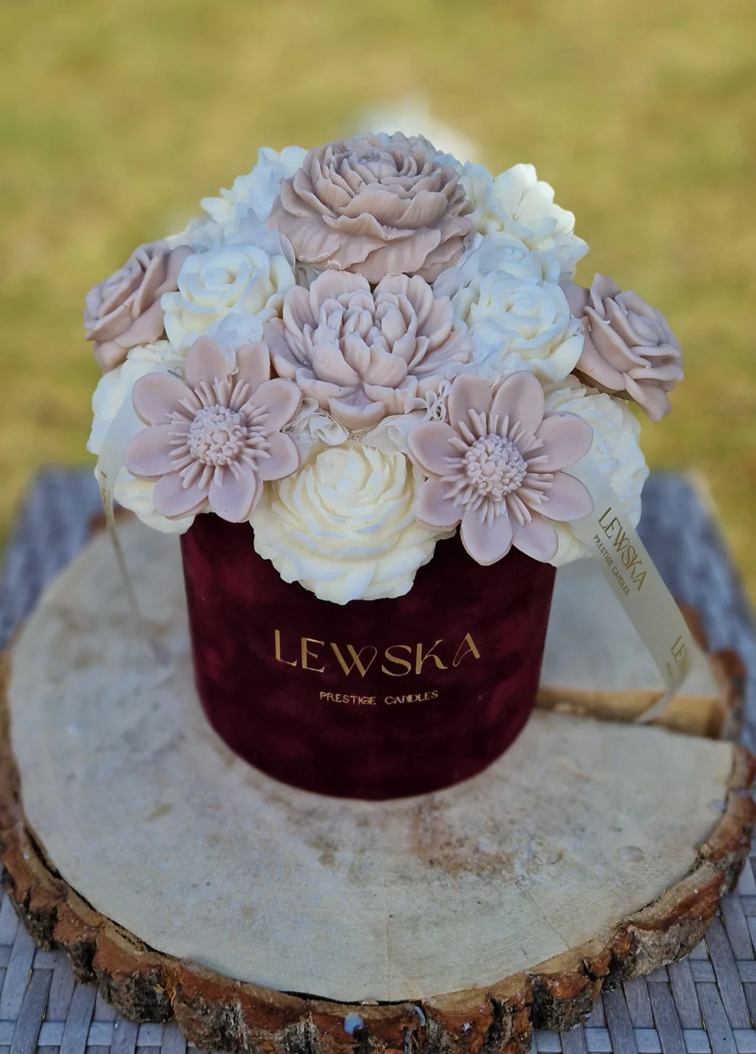 Flowerbox  Lbordowy  Wiosenny Bukiet