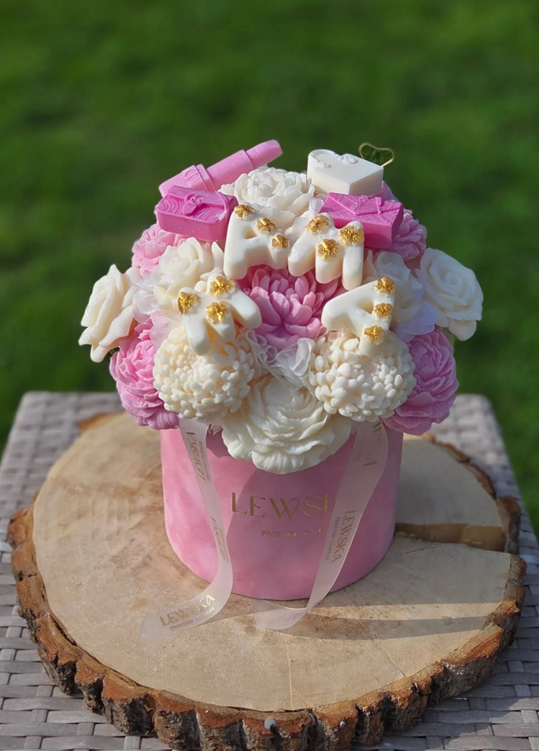 Flowerbox L Dzień Mamy róż